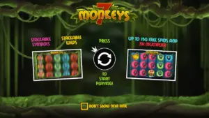 7 Monkeys slot demo screenshot