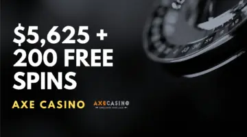 Axe Casino $5,625 + 200 Free Spins Bonus (Code AXEG) 20 Axe Casino $5,625 + 200 Free Spins