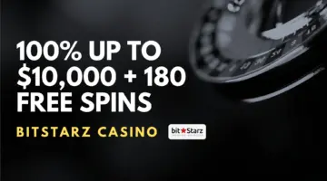 BitStarz Casino 100% up to $10,000 + 180 Free Spins