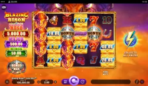Blazing Bison Gold Blitz slot demo screenshot