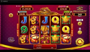 Dancing Drums Prosperity slot demo screenshot