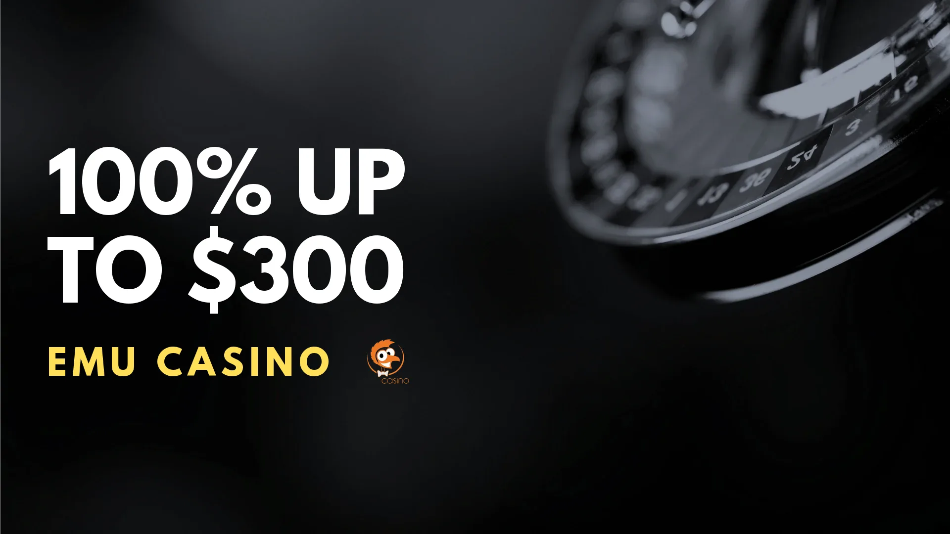 Emu Casino 100% up to $300