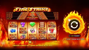 Fire Strike slot demo screenshot