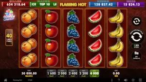 Flaming Hot slot demo screenshot