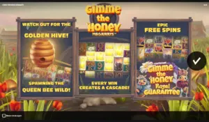 Gimme The Honey Megaways slot demo screenshot