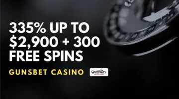 GunsBet Casino 335% up to $2,900 + 300 Free Spins Welcome Bonus 14 GunsBet Casino 335% up to $2,900 + 300 Free Spins