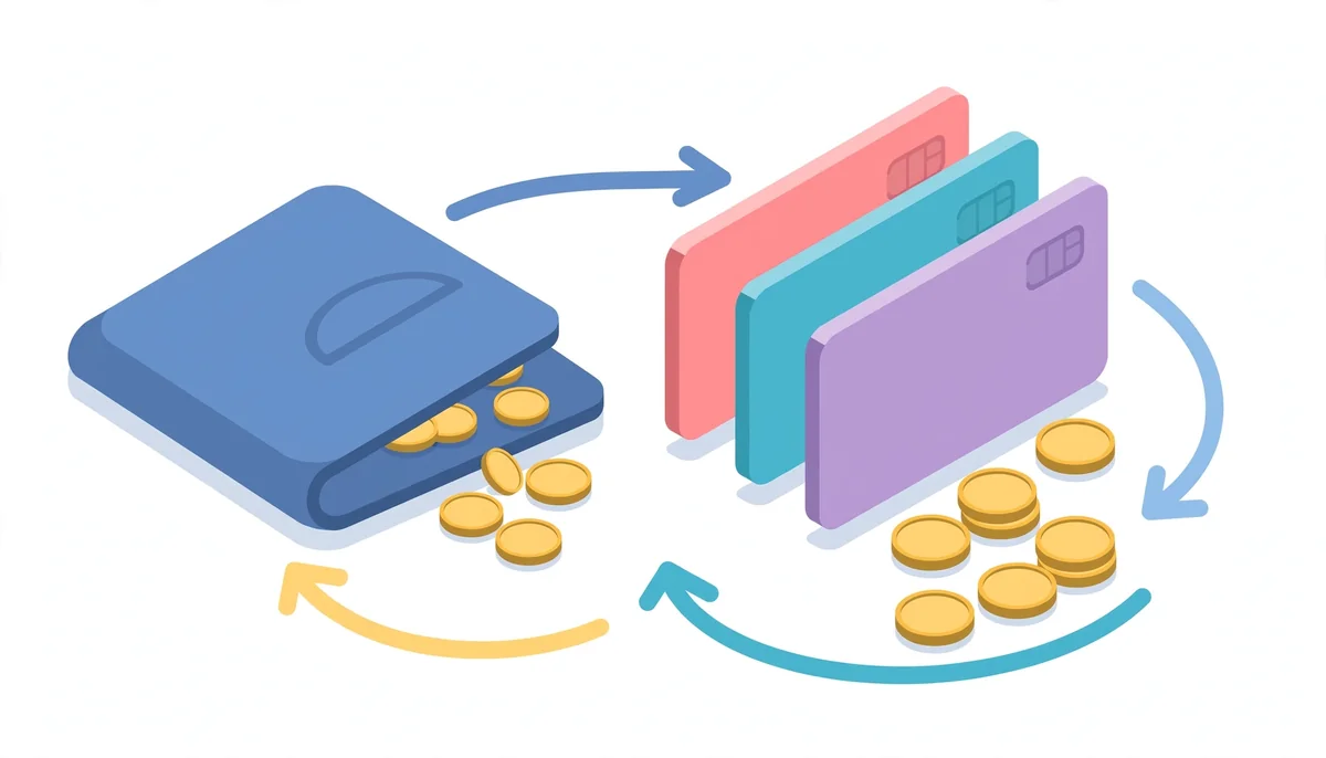 Jackpot City Casino Review 3 Jackpot City secure payment methods illustrated with wallet, cards, and money flow