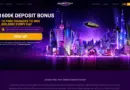 Jackpot City Casino Home page with the welcome banner