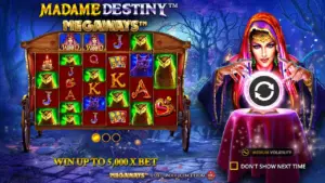 Madame Destiny Megaways slot demo screenshot