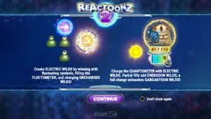 Reactoonz 2 slot demo screenshot