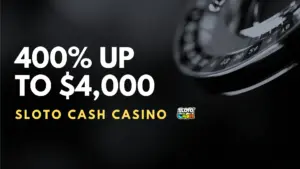 Sloto Cash Casino 400% up to $4,000 Welcome Bonus (Code 400CASINO)