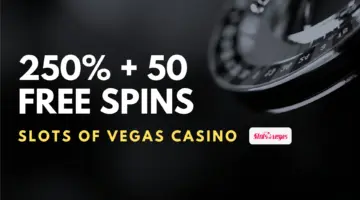 Slots of Vegas Casino 250% + 50 Free Spins