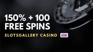 SlotsGallery Casino 150% + 100 Free Spins Welcome Bonus (Code SG150)