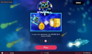 StarFall slot demo screenshot