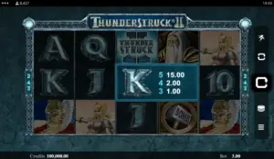 Thunderstruck 2 slot demo screenshot
