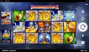 Thunderstruck slot demo screenshot