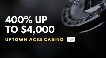 Uptown Aces Casino 400% up to $4,000