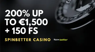 SpinBetter Casino 200% up to €1,500 + 150 FS Welcome Bonus 1 SpinBetter Casino 200% up to €1,500 + 150 FS